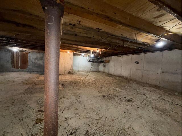 Removing Insulation from a Crawl Space in Ludlow, MA - After Photo