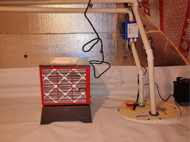 Replacing a Sump Pump in Webster, MA - After Photo