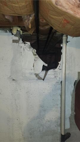 Encapsulating a Crawl Space in Pittsfield, MA - Before Photo
