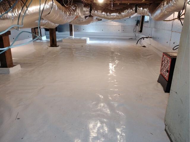 Encapsulating a Crawl Space in Webster, MA - After Photo