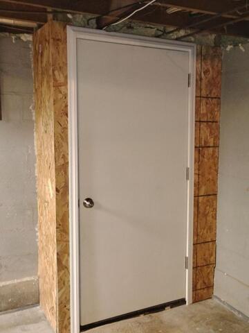 Installing a Basement Door in Cheshire, MA - After Photo