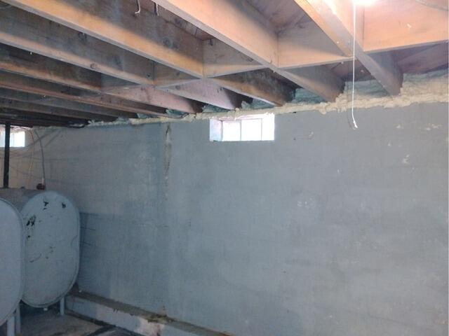 Insulating a Basement in Cheshire, MA - After Photo