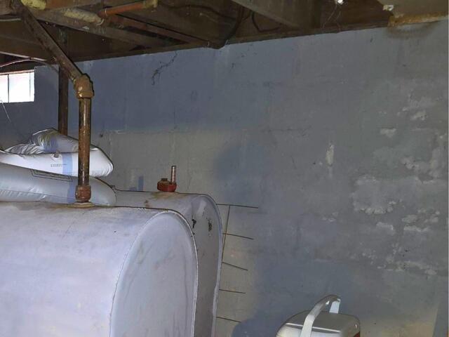 Insulating a Basement in Cheshire, MA - Before Photo