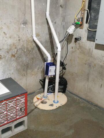 Installing a Sump Pump in Palmer, MA - After Photo