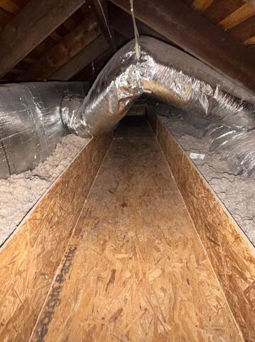 Insulating an Attic in West Hartford, CT - After Photo