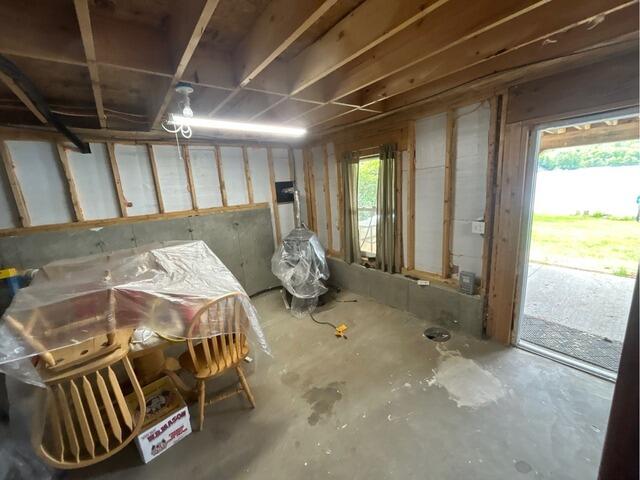 Finishing a Basement in Holland, MA - Before Photo