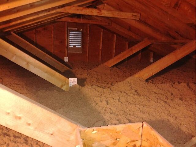Insulating an Attic in Westfield, MA - After Photo