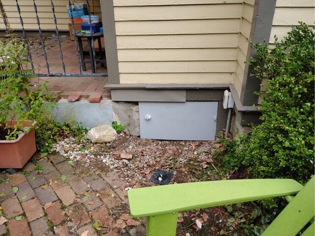 Installing a Crawl Space Door in Lenox, MA - After Photo