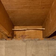 Rim Joist Sprayed  to Seal and Insulate