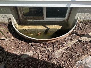 Replacing Old Window Wells in Feeding Hills, MA