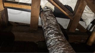 Replacing a Duct for a Bath Fan in Colebrook, CT