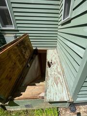 Installing a Bulkhead Door in Cummington, MA
