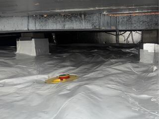 Encapsulating a Crawl Space in Hinsdale, MA