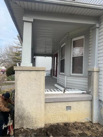Porch Pillar Lifting in Dayton, Ohio - After Photo
