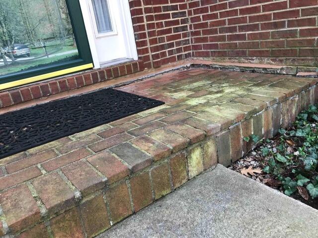 Concrete Repair Company in Terrace Park, Ohio - Before Photo