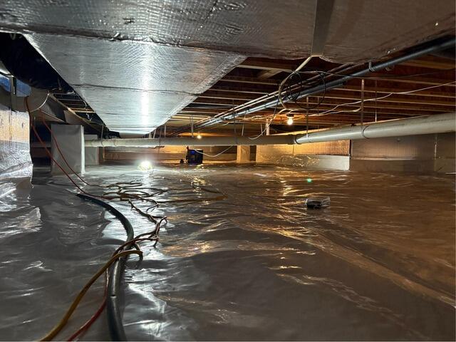 Crawl Space Repair in Brookville, Ohio - After Photo