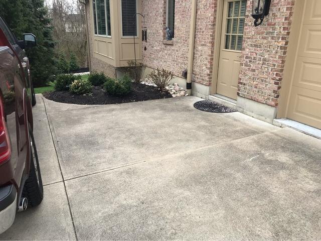 Concrete Repair Company in South Lebanon, Ohio - Before Photo