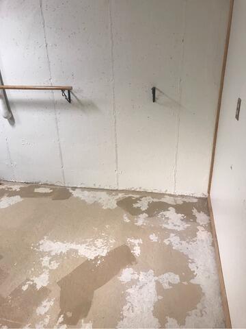 Sump Pump Installation in Okeana, Ohio - Before Photo
