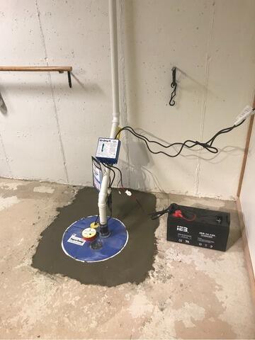 Sump Pump Installation in Okeana, Ohio - After Photo