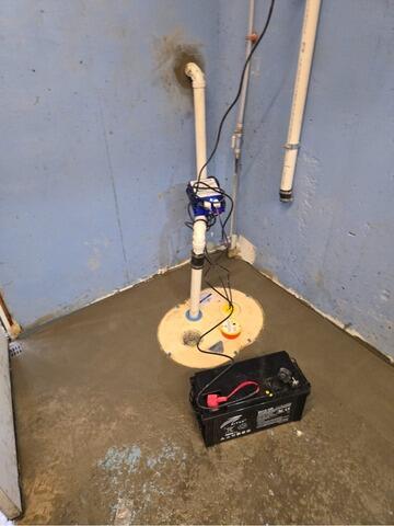 Clogged Sump Pump in Cincinnati, OH - After Photo