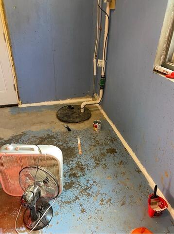 Clogged Sump Pump in Cincinnati, OH - Before Photo