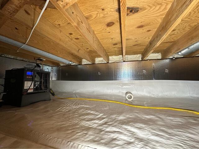 Crawl Space Encapsulation in Greenville, Ohio - After Photo