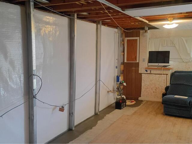 Basement Wall Repair in California, Kentucky - After Photo
