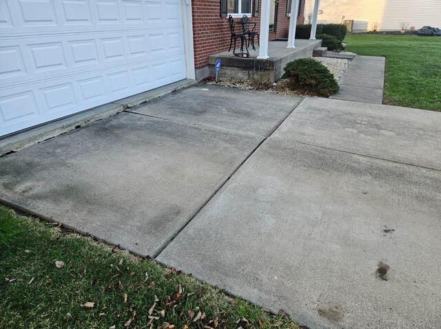 Concrete Leveling in Hamilton, OH - Before Photo
