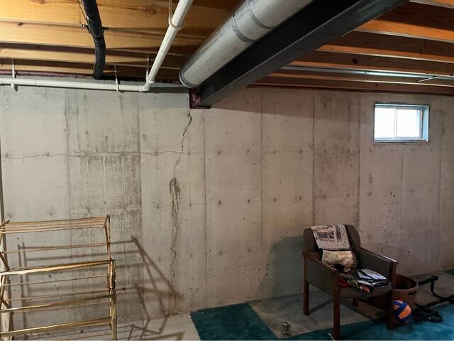 Foundation Repair in Burlington, KY - Before Photo