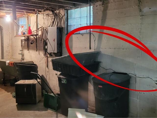 Basement Repair Services in Fairfield, Ohio - Before Photo