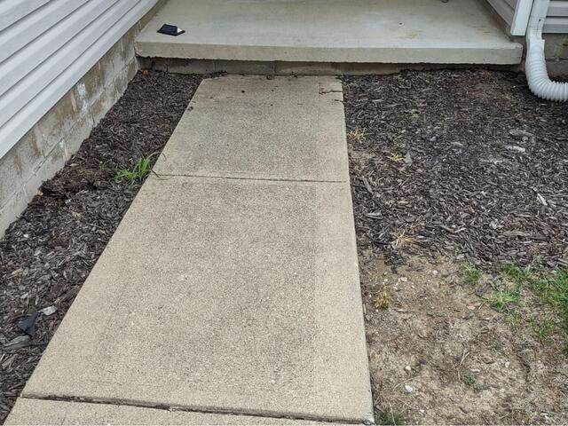 Concrete Repair Contractor in Monroe, Ohio - Before Photo