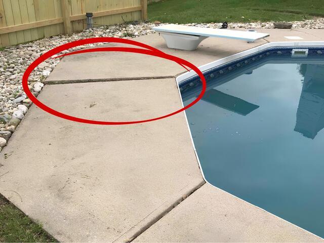 Fixing Broken Concrete Around a Pool Area in Monroe, Ohio