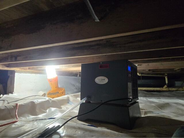 Crawl Space Dehumidifier in Lebanon, OH - After Photo