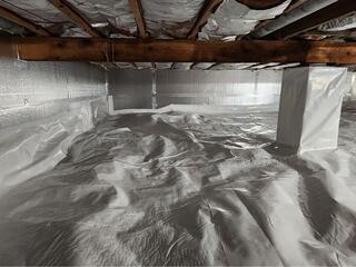 Crawl Space Vapor Barrier Installation in Cincinnati, OH