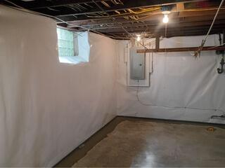Basement Vapor Retarder Installed in Cincinnati, OH