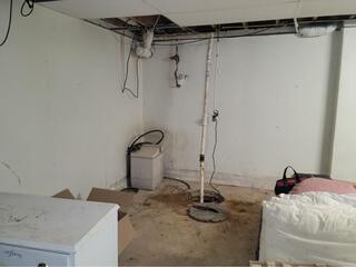 Basement Waterproofing System Installed in West Chester, OH