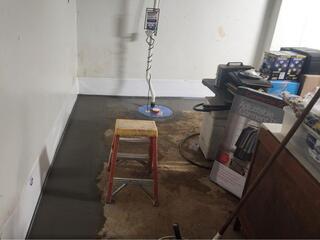Basement Waterproofing System Installed in West Chester, OH
