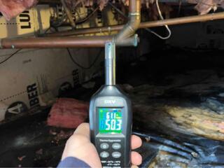 Crawl Space Vapor Barrier Installed in Aurora, Indiana