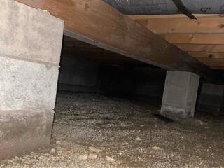Crawl Space Moisture Barrier Installation in Peebles, Ohio