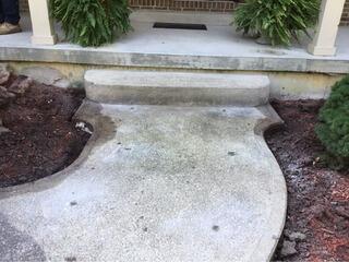Front Porch Leveling in Fayetteville, Ohio