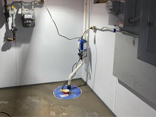 Basement Waterproofing System Installed in Fort Thomas, Kentucky