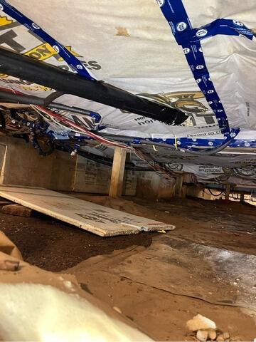 Crawlspace Repair- Dumfries, NB