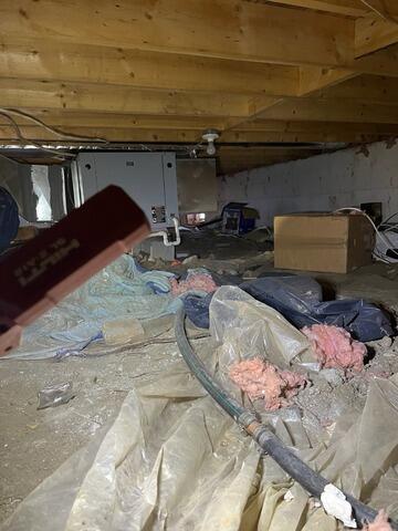 Crawlspace Repair- Canterbury, NB