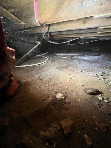 Crawlspace Repair- Truro, NS - Before Photo