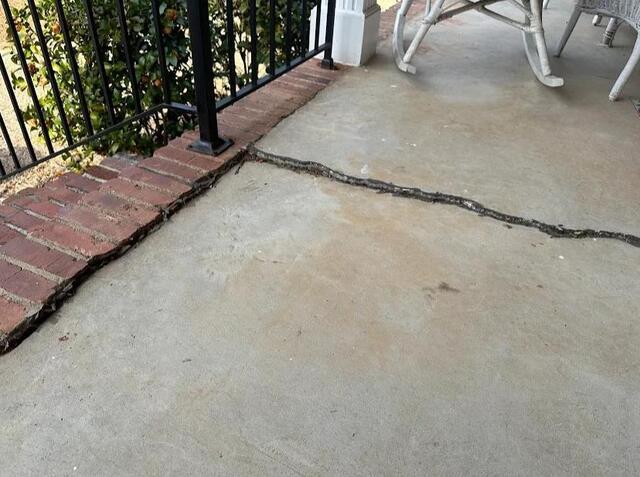 Concrete Repair & Leveling in the Upstate, SC - Before Photo