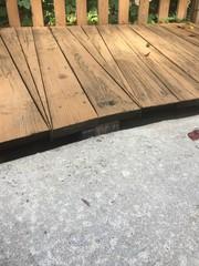 Sunken Pool Deck Raised by PolyLevel in Easley SC