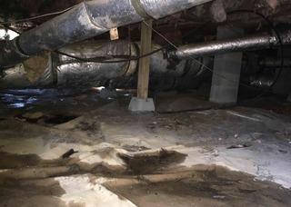 Wet Irmo SC Crawlspace Corrected with Cantey CleanSpace