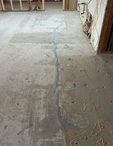 Residential Concrete Crack Repair in Encinitas, CA-Crack Stitch with Carbon Fiber - After Photo