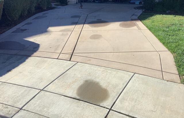 Concrete Driveway Leveling and Joint Sealing in Menifee, CA Using PolyLevel & NexusPro - Before Photo
