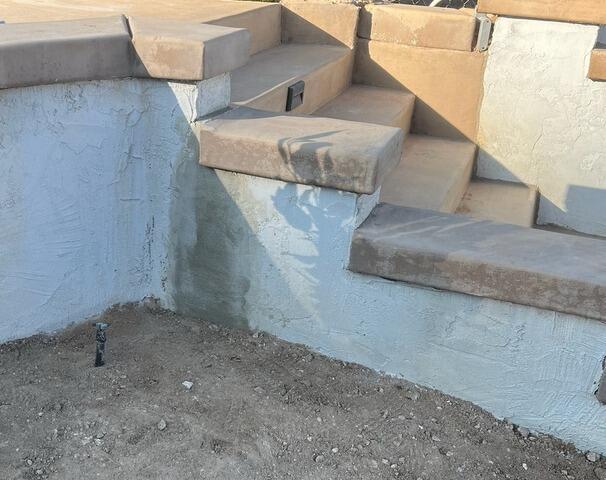 Concrete Stair Wall Crack Repair in Bonita, CA | PolyLevel & NexusPro - After Photo